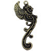 Pendant, Zinc Alloy Jewelry Findings, 20x48mm, Sold by Bag  