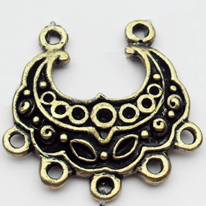 Connector, Zinc Alloy Jewelry Findings, 25x26mm, Sold by Bag  