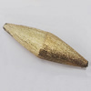 Copper Beads Jewelry Findings Lead-free, 13x45mm, Sold by Bag