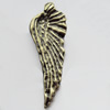 Pendant, Zinc Alloy Jewelry Findings, 19x56mm, Sold by Bag  