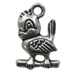 Pendant/Charm Zinc Alloy Jewelry Findings Lead-free, Animal 14x19mm Hole:2mm, Sold by Bag