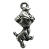 Pendant/Charm Zinc Alloy Jewelry Findings Lead-free, Animal 15x18mm Hole:2mm, Sold by Bag