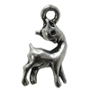 Pendant/Charm Zinc Alloy Jewelry Findings Lead-free, Animal 12x21mm Hole:2mm, Sold by Bag