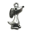 Pendant/Charm Zinc Alloy Jewelry Findings Lead-free, Animal 12x23mm Hole:2mm, Sold by Bag