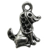 Pendant Setting Zinc Alloy Jewelry Findings Lead-free, Animal 17x23mm Hole:3mm, Sold by Bag