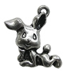 Pendant Setting Zinc Alloy Jewelry Findings Lead-free, Animal 24x22mm Hole:2mm, Sold by Bag