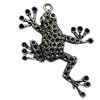 Pendant Setting Zinc Alloy Jewelry Findings Lead-free, Frog 36x50mm Hole:2mm, Sold by Bag
