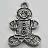 Pendant Setting Zinc Alloy Jewelry Findings Lead-free, 29x19mm Hole:2mm, Sold by Bag