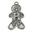 Pendant/Charm Zinc Alloy Jewelry Findings Lead-free, 16x34mm Hole:2mm, Sold by Bag