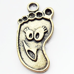 Pendant, Zinc Alloy Jewelry Findings, 14x28mm, Sold by Bag  