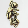 Pendant, Zinc Alloy Jewelry Findings, 19x42mm, Sold by Bag  