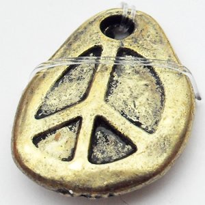 Pendant, Zinc Alloy Jewelry Findings, 13x15mm, Sold by Bag  
