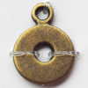 Pendant, Zinc Alloy Jewelry Findings, 9x13mm, Sold by Bag  