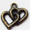 Pendant, Zinc Alloy Jewelry Findings, 18x18mm, Sold by Bag  