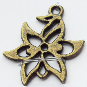 Pendant, Zinc Alloy Jewelry Findings, 18x19mm, Sold by Bag  