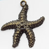 Pendant, Zinc Alloy Jewelry Findings, 37x40mm, Sold by Bag  