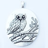 Pendant, Zinc Alloy Jewelry Findings, 42x61mm, Sold by Bag