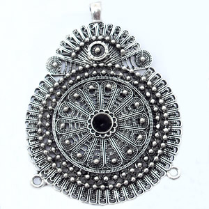 Connector, Zinc Alloy Jewelry Findings, 55x74mm, Sold by Bag
