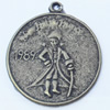 Pendant, Zinc Alloy Jewelry Findings, 25x29mm, Sold by Bag