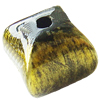 Painted (spray-paint ) Acrylic Beads, Cube, 20x11mm, Hole:Approx 2mm, Sold by Bag
