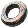 Painted (spray-paint ) Acrylic Beads, Donut, 40x10mm, Hole:Approx 3mm, Sold by Bag