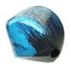 Painted (spray-paint ) Acrylic Beads, Twist Horse eye, 28x17mm, Hole:Approx 3mm, Sold by Bag