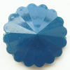 Solid Acrylic Beads, Flower, 25mm Hole:2mm, Sold by Bag