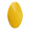 Solid Acrylic Beads, Faceted Twist Oval 43x26mm Hole:2mm, Sold by Bag