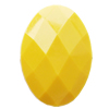 Solid Acrylic Beads, Faceted Oval 32x23mm Hole:2mm, Sold by Bag