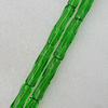 Glass Crystal Beads, Twist Column 10x40mm Hole:1mm, Sold by Bag