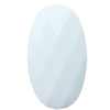 Solid Acrylic Beads, Faceted Flat Oval 35x20x8mm Hole:2mm, Sold by Bag