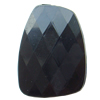 Solid Acrylic Beads, Faceted Nugget 22x17x7mm Hole:2mm, Sold by Bag
