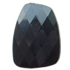 Solid Acrylic Beads, Faceted Nugget 30x24x9mm Hole:2mm, Sold by Bag