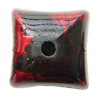 Painted (spray-paint ) Acrylic Beads, Square, 16x16mm, Hole:Approx 2mm, Sold by Bag