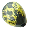 Painted (spray-paint ) Acrylic Beads, Teardrop, 15x10mm, Hole:Approx 2mm, Sold by Bag