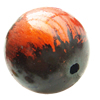 Painted (spray-paint ) Acrylic Beads, Round, 26mm, Hole:Approx 2mm, Sold by Bag