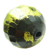 Painted (spray-paint ) Acrylic Beads,Faceted Round, 24mm, Hole:Approx 2mm, Sold by Bag