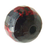 Painted (spray-paint ) Acrylic Beads,Faceted Round, 10mm, Hole:Approx 2mm, Sold by Bag