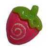 Resin Cabochons,No Hole Headwear & Costume Accessory, Fruit, The other side is Flat 9x11mm,Sold by Bag