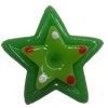 Resin Cabochons,No Hole Headwear & Costume Accessory, Star, The other side is Flat 13mm,Sold by Bag