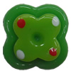 Resin Cabochons,No Hole Headwear & Costume Accessory, Flower, The other side is Flat 11x10mm,Sold by Bag