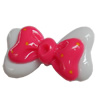 Resin Cabochons,No Hole Headwear & Costume Accessory, Bowknot, The other side is Flat 33x18mm,Sold by Bag