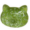 Resin Cabochons,No Hole Headwear & Costume Accessory, Animal Head, The other side is Flat 14x11mm,Sold by Bag
