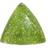 Resin Cabochons,No Hole Headwear & Costume Accessory, Triangle, The other side is Flat 15x14mm,Sold by Bag