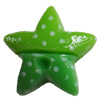 Resin Cabochons,No Hole Headwear & Costume Accessory, Star, The other side is Flat 15mm,Sold by Bag