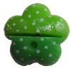 Resin Cabochons,No Hole Headwear & Costume Accessory, Flower, The other side is Flat 15mm,Sold by Bag