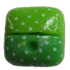 Resin Cabochons,No Hole Headwear & Costume Accessory, Square, The other side is Flat 13mm,Sold by Bag