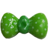 Resin Cabochons,No Hole Headwear & Costume Accessory, Bowknot, The other side is Flat 16x9mm,Sold by Bag