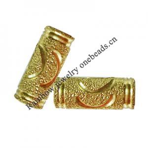 Brass Tubes, Pb-free, 16x6mm, Sold by Bag