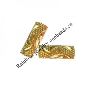 Brass Tubes, Pb-free, 9x3mm, Sold by Bag